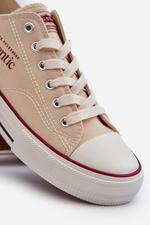 Scarpe casual da uomo Big Star NN174058 beige