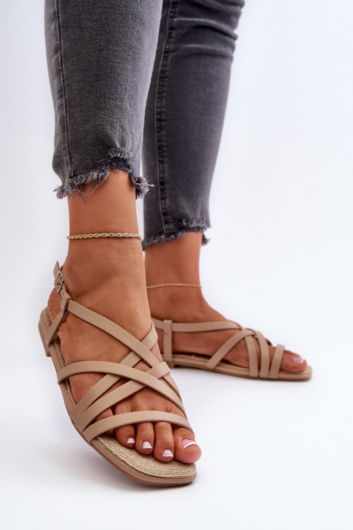 Sandali bassi da donna Big Star NN274012 colore beige