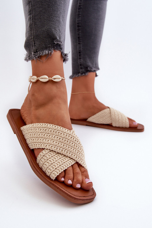 Ciabatte Big Star NN274078 beige