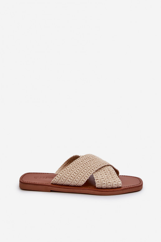 Ciabatte Big Star NN274078 beige