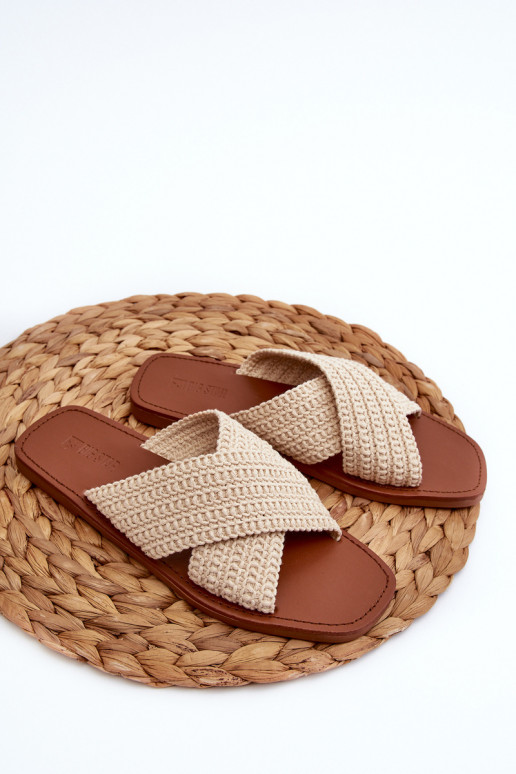 Ciabatte Big Star NN274078 beige