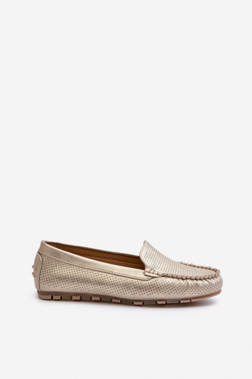 Mocassini color oro Ranica