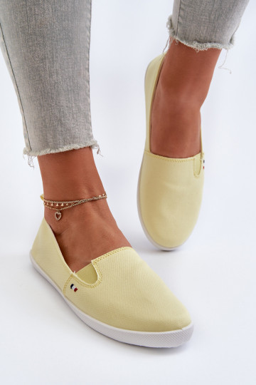 Scarpe sportive per il tempo libero Slip-On colore giallo Adrancia
