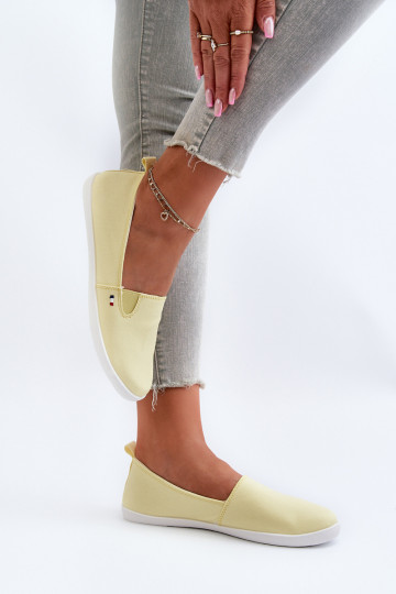 Scarpe sportive per il tempo libero Slip-On colore giallo Adrancia 2