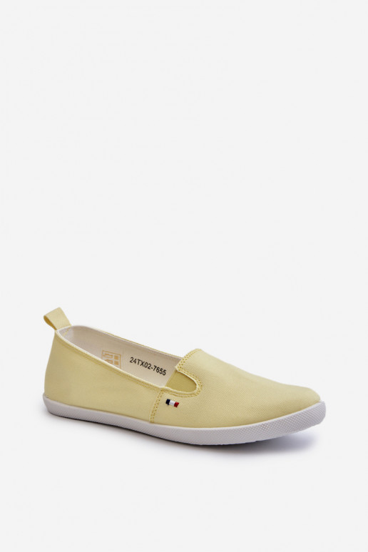 Scarpe sportive per il tempo libero Slip-On colore giallo Adrancia
