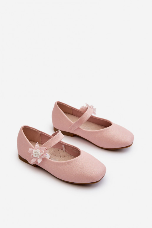 con ballerine glitter Per bambini con chiusure adesive colore rosa Jeylin con ballerine glitter Per bambini con chiusure adesive colore rosa Jeylin