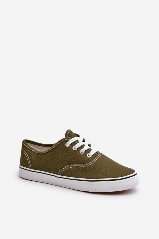 Sneakers Sneakers modello classico in colore kaki Olvali