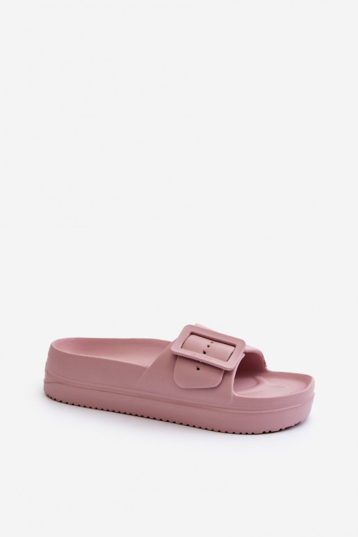 Big Star NN274A663 sandali leggeri con plateau e fibbie in colore rosa