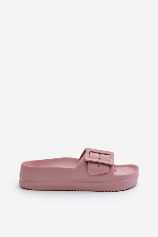 Big Star NN274A663 sandali leggeri con plateau e fibbie in colore rosa