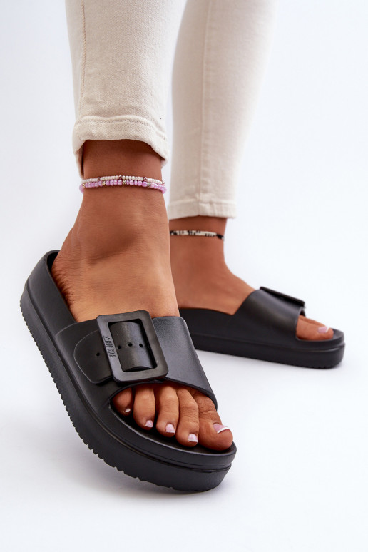 Infradito leggere con fibbia platform Big Star NN274A662 nere