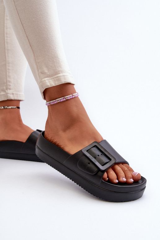 Infradito leggere con fibbia platform Big Star NN274A662 nere