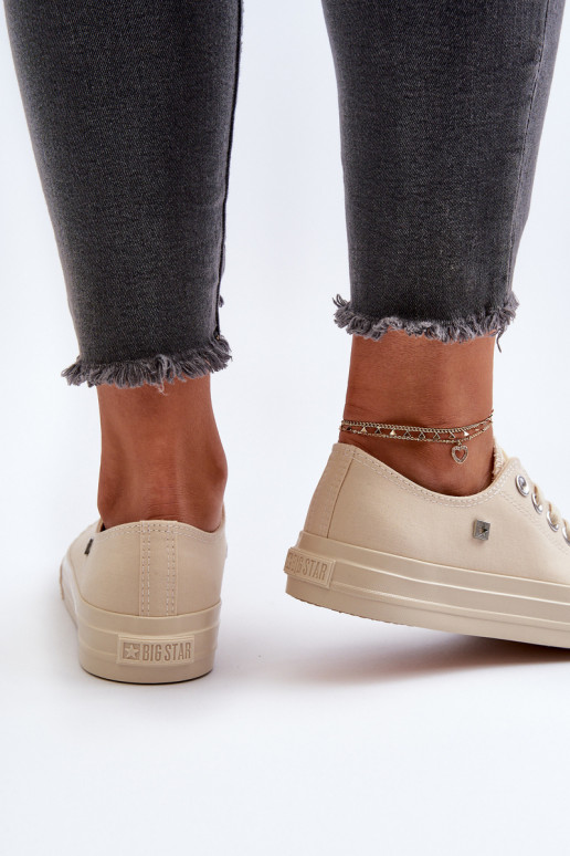 Modello classico Scarpe per il tempo libero Big Star NN274286 beige