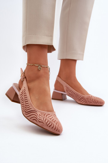 Scarpe con tacco Klocku colore rosa Gemifa
