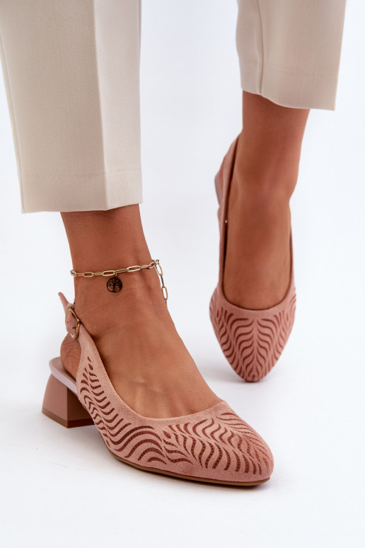 Scarpe con tacco Klocku colore rosa Gemifa