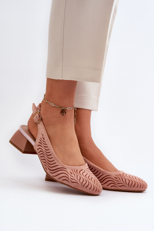 Scarpe con tacco Klocku colore rosa Gemifa
