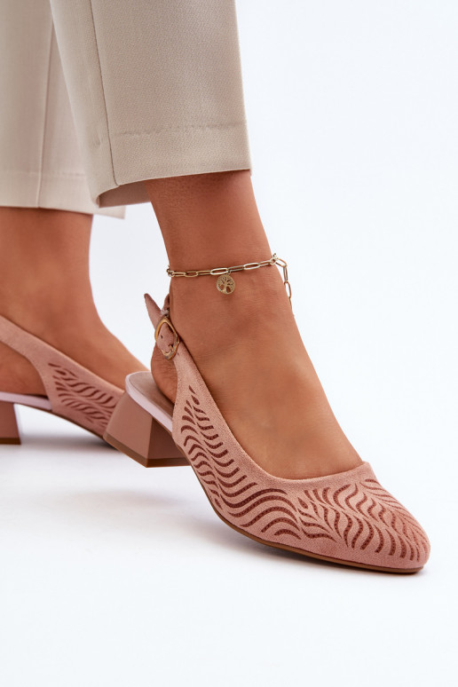 Scarpe con tacco Klocku colore rosa Gemifa