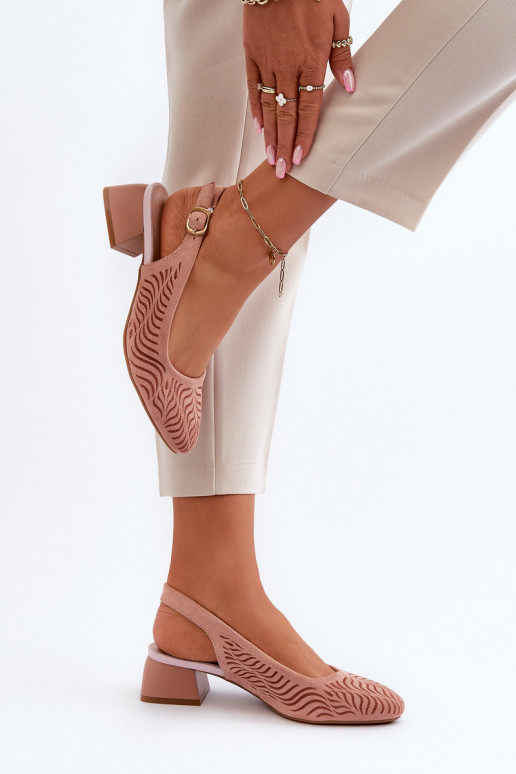Scarpe con tacco Klocku colore rosa Gemifa