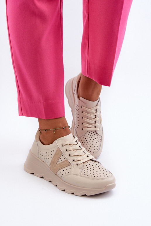 scarpe sportive Eleonori beige