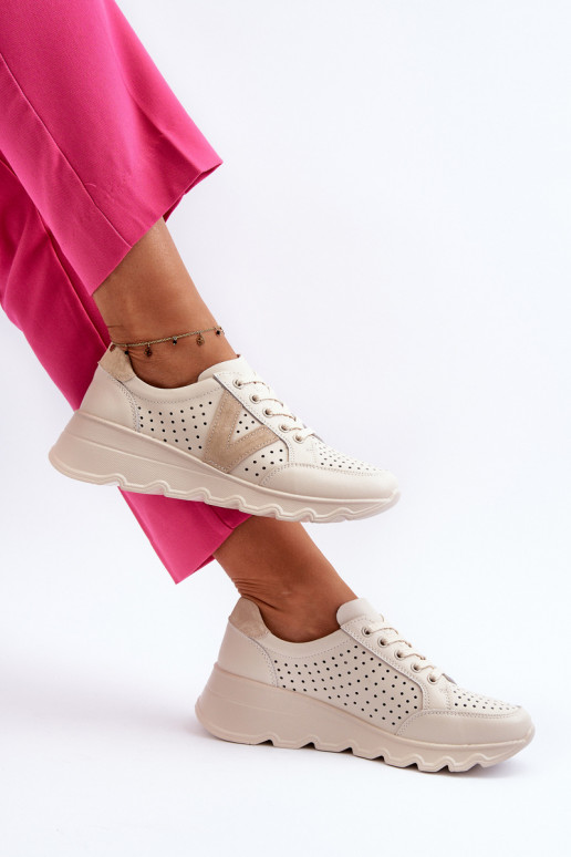 scarpe sportive Eleonori beige