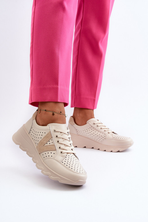scarpe sportive Eleonori beige