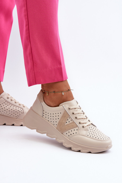 scarpe sportive Eleonori beige