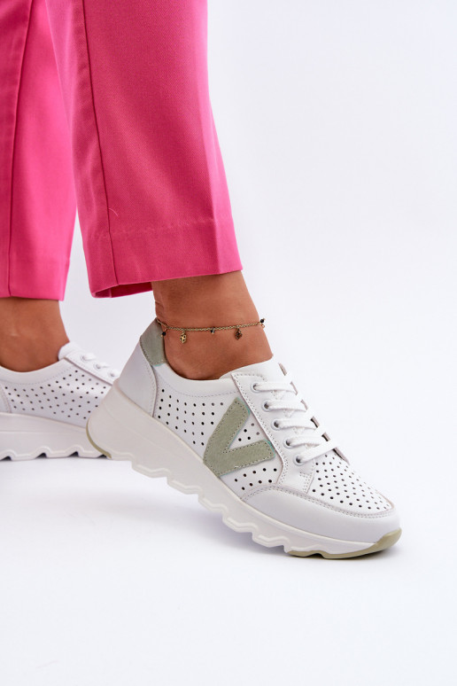 scarpe sportive colore bianco Eleonori
