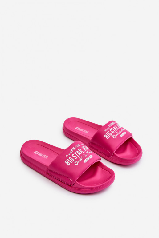 Ciabatte leggere Ciabatte per bambini Big Star NN374519 colore rosa