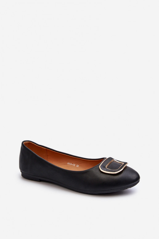Ballerine con ornamenti Eko nero Enicoria