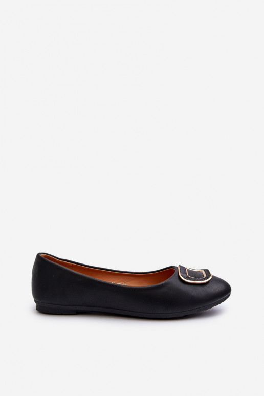 Ballerine con ornamenti Eko nero Enicoria