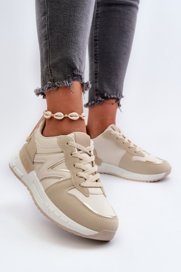 Scarpe modello sneakers realizzate in ecopelle Kaimans beige
