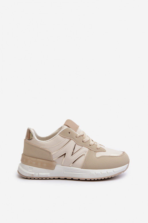 Scarpe modello sneakers realizzate in ecopelle Kaimans beige