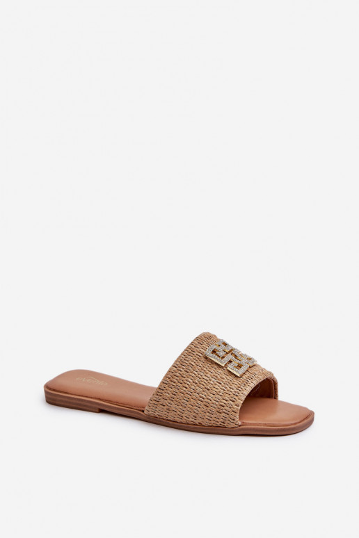 piedi piatti Infradito da donna beige Omenna