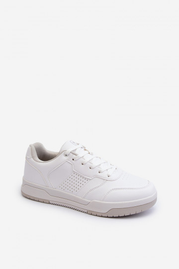Scarpe modello sneakers realizzate in eco pelle nel colore bianco Radikalle