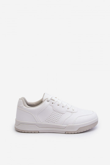 Scarpe modello sneakers realizzate in eco pelle nel colore bianco Radikalle 2