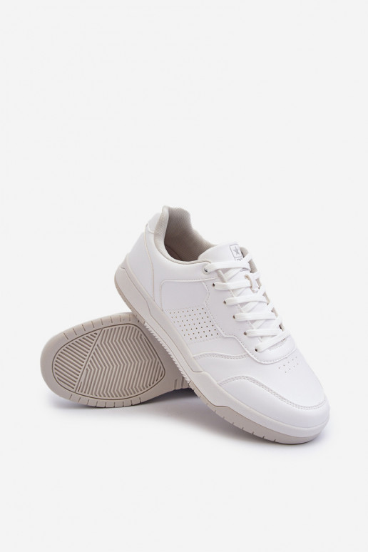 Scarpe modello sneakers realizzate in eco pelle nel colore bianco Radikalle