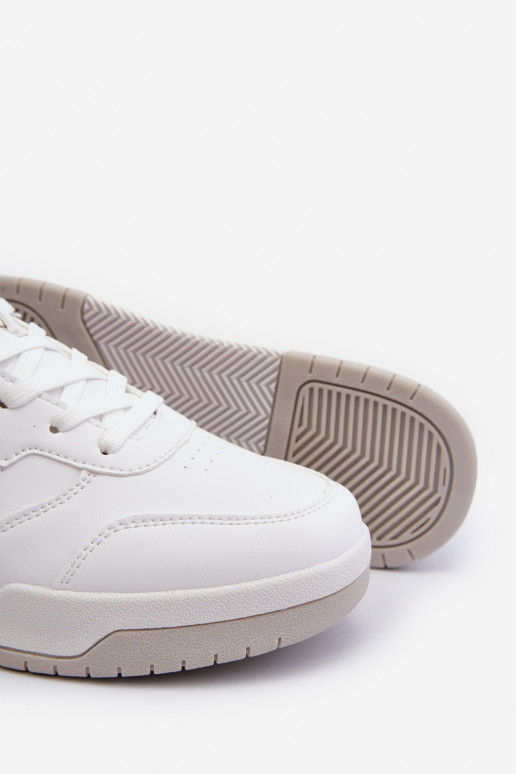 Scarpe modello sneakers realizzate in eco pelle nel colore bianco Radikalle