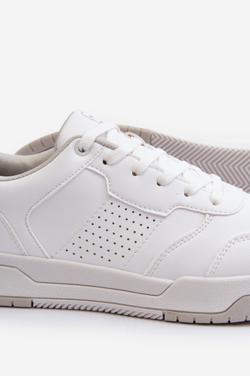 Scarpe modello sneakers realizzate in eco pelle nel colore bianco Radikalle