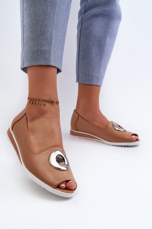 Scarpe con ornamenti Eco beige Biolita