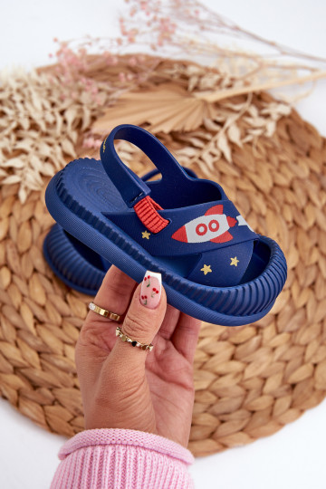 pantofole Bambini 83525 Ipanema Cute Baby blu scuro
