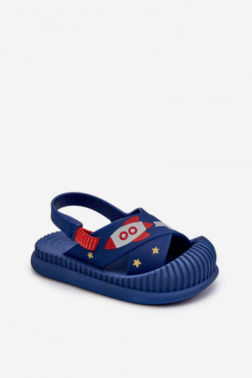 pantofole Bambini 83525 Ipanema Cute Baby blu scuro 2