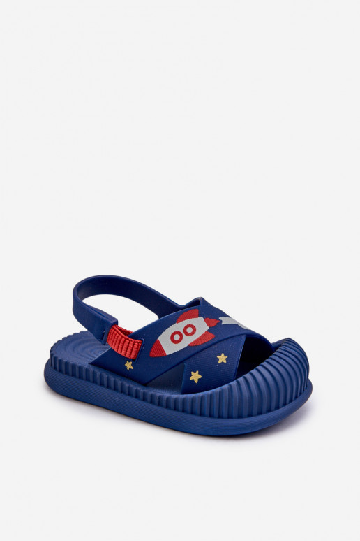 pantofole Bambini 83525 Ipanema Cute Baby blu scuro
