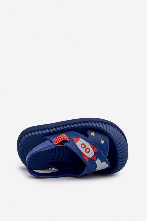 pantofole Bambini 83525 Ipanema Cute Baby blu scuro