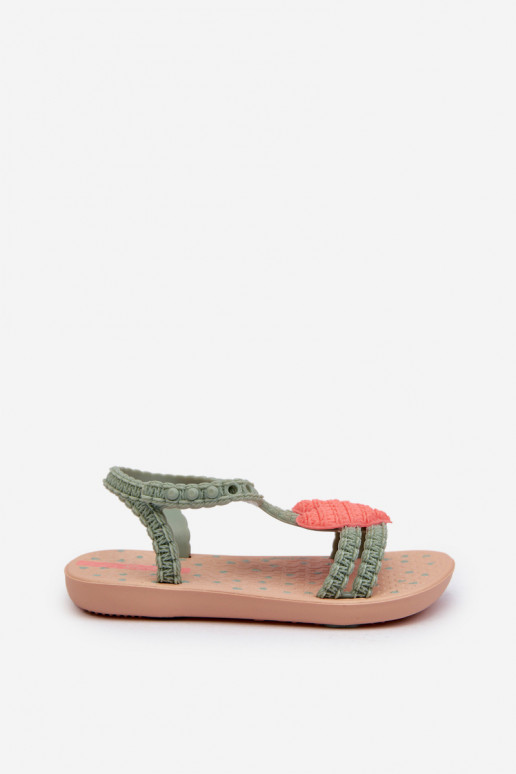 sandali per bambini con cuori 81997 Ipanema My First Baby colore verde