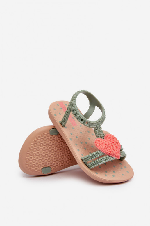 sandali per bambini con cuori 81997 Ipanema My First Baby colore verde