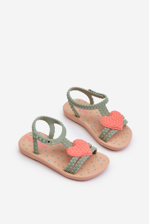 sandali per bambini con cuori 81997 Ipanema My First Baby colore verde