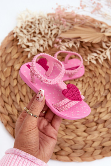 sandali per bambini con cuori 81997 Ipanema My First Baby rosa