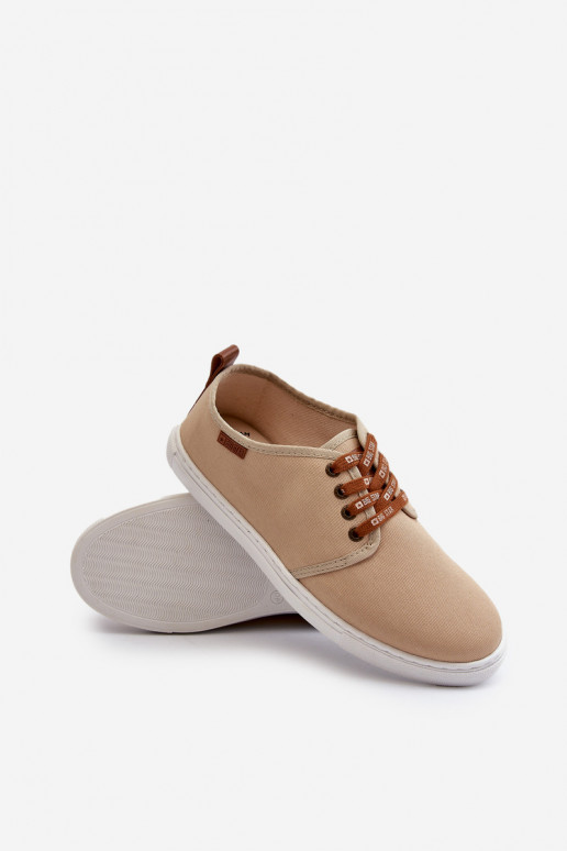 Sneakers Scarpe da tempo libero da uomo Big Star NN176001 Memory Foam System beige