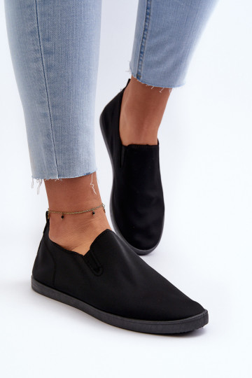 Scarpe casual da ginnastica Slip-On colore nero Lovinia