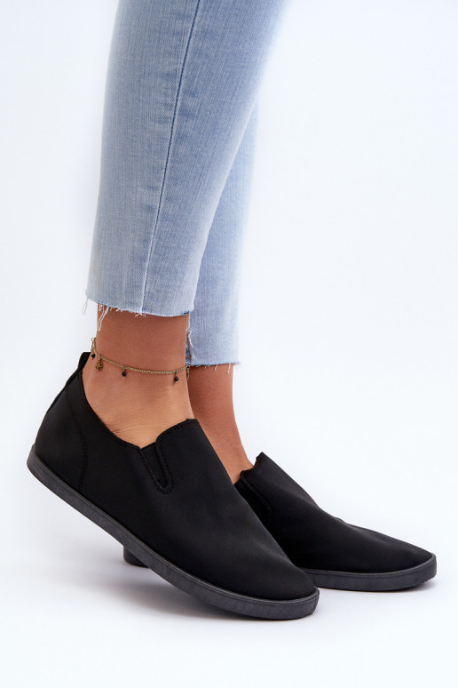 Scarpe casual da ginnastica Slip-On colore nero Lovinia