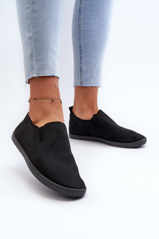 Scarpe casual da ginnastica Slip-On colore nero Lovinia